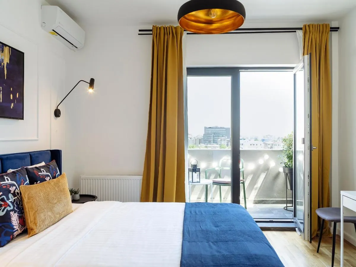 Ferienwohnung Sunny 3Br Midtown Flat - Amazing View Balcony Bukarest Apartment